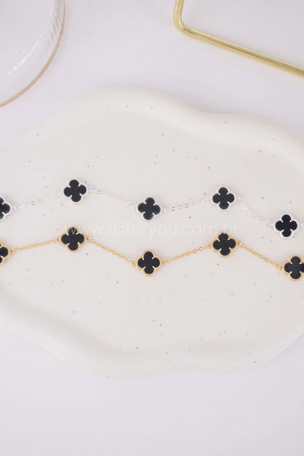 Choker Trevo Black Lia