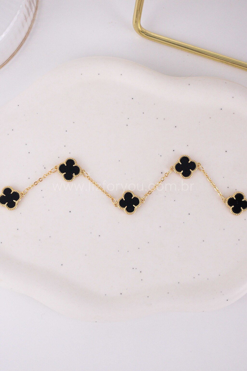Choker Trevo Black Lia