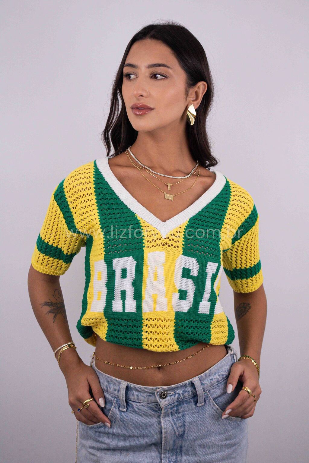 Colar Balls Bandeira Brasil 