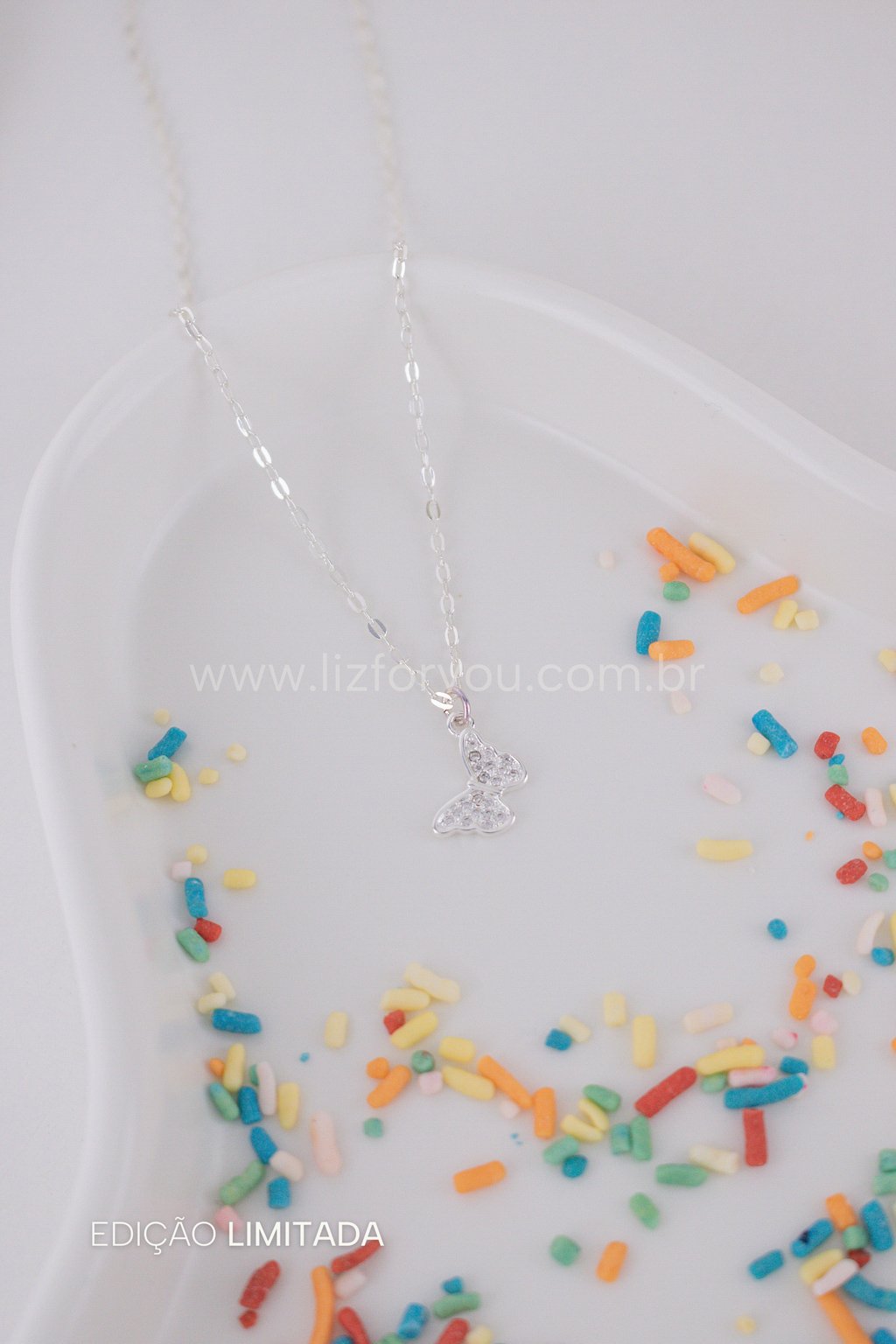 Colar Borboleta Yara Infantil 