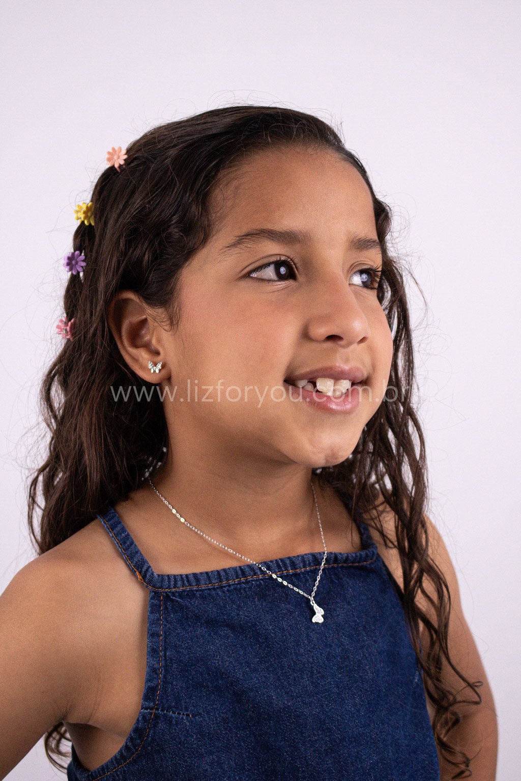 Colar Borboleta Yara Infantil 