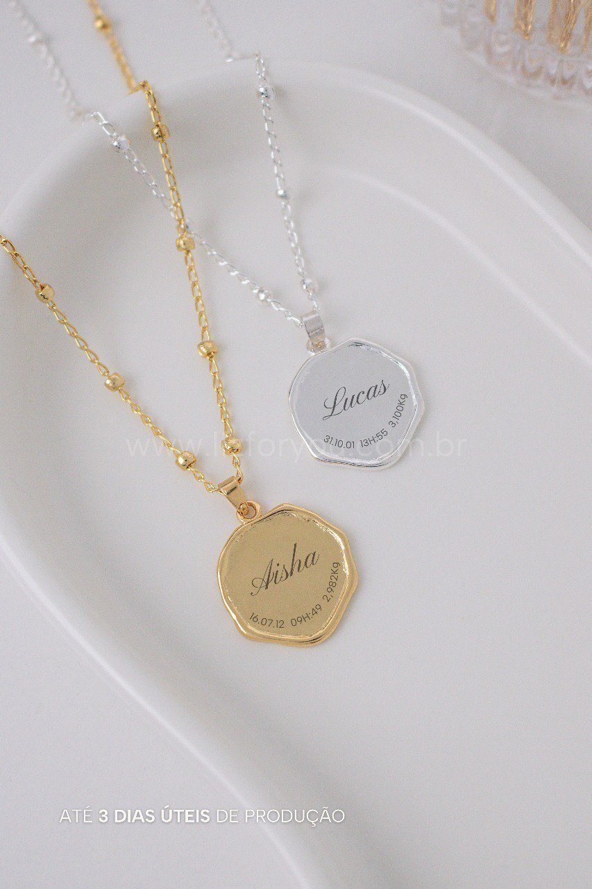 Colar Born Personalizável - 1 Nome