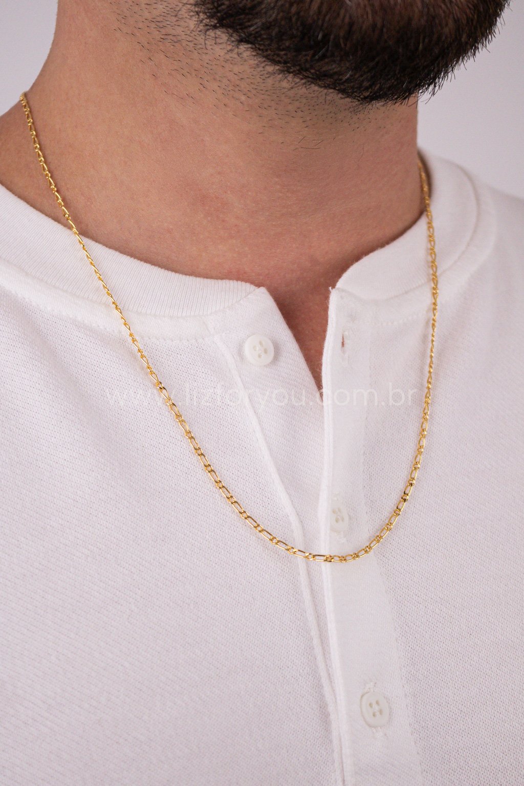 Colar Diamantado 1x1 Masculino