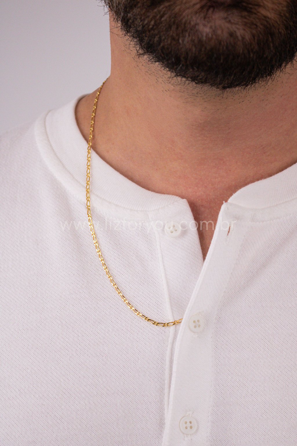 Colar Diamantado 1x1 Masculino