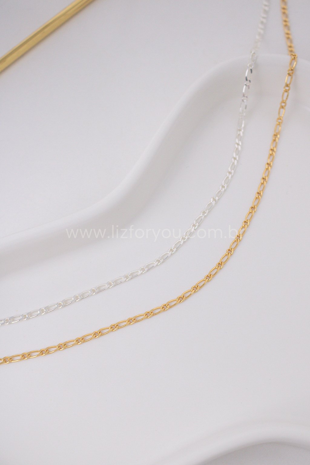 Colar Diamantado 1x1 Masculino