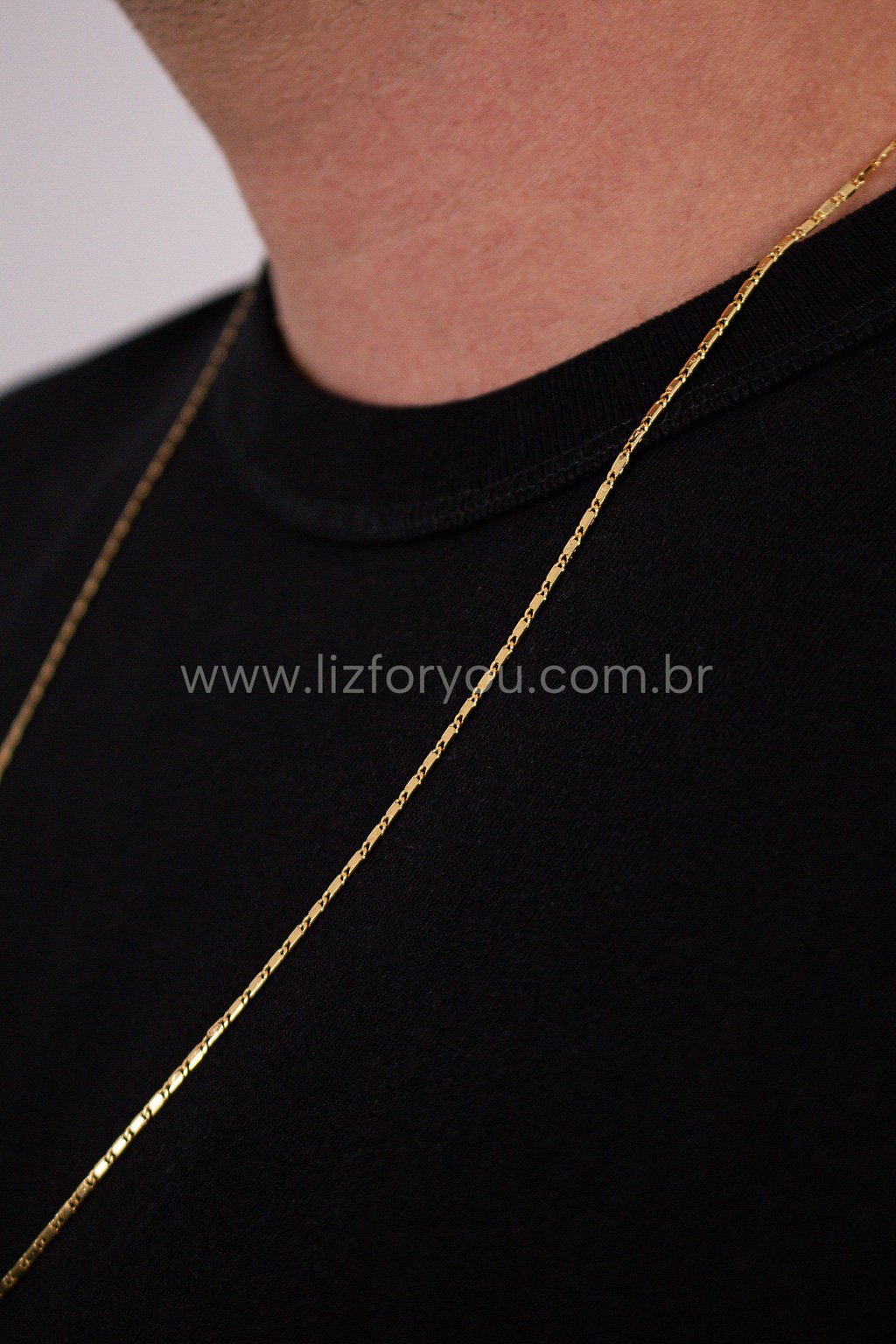 Colar Piastrine 1,5mm Masculino