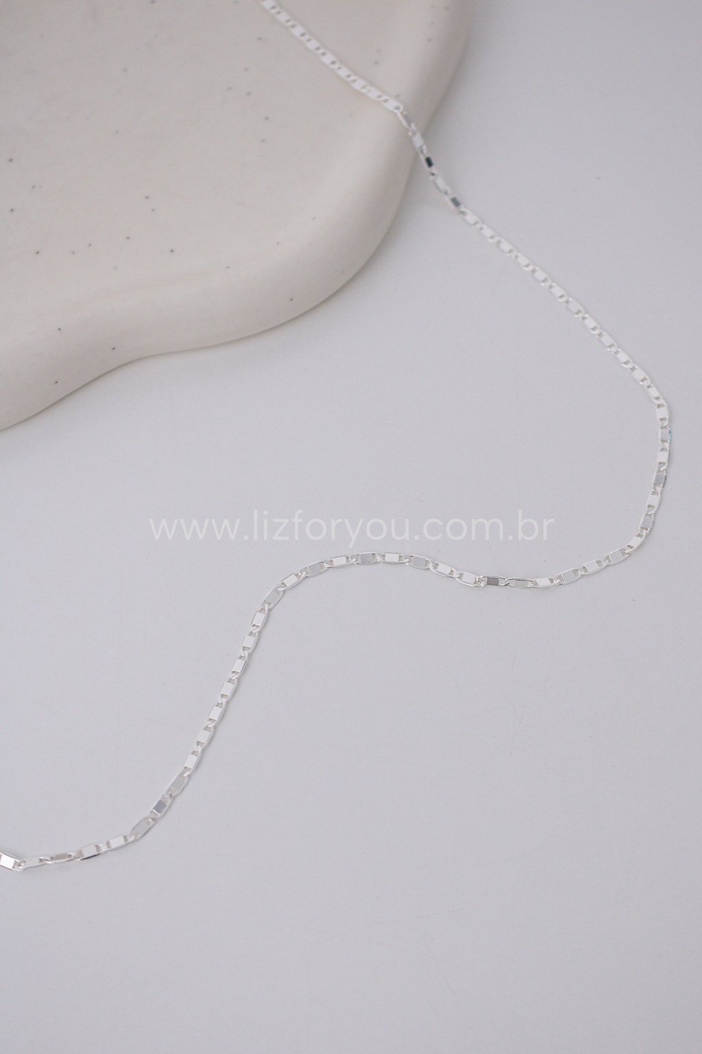 Colar Piastrine 2,4mm Masculino