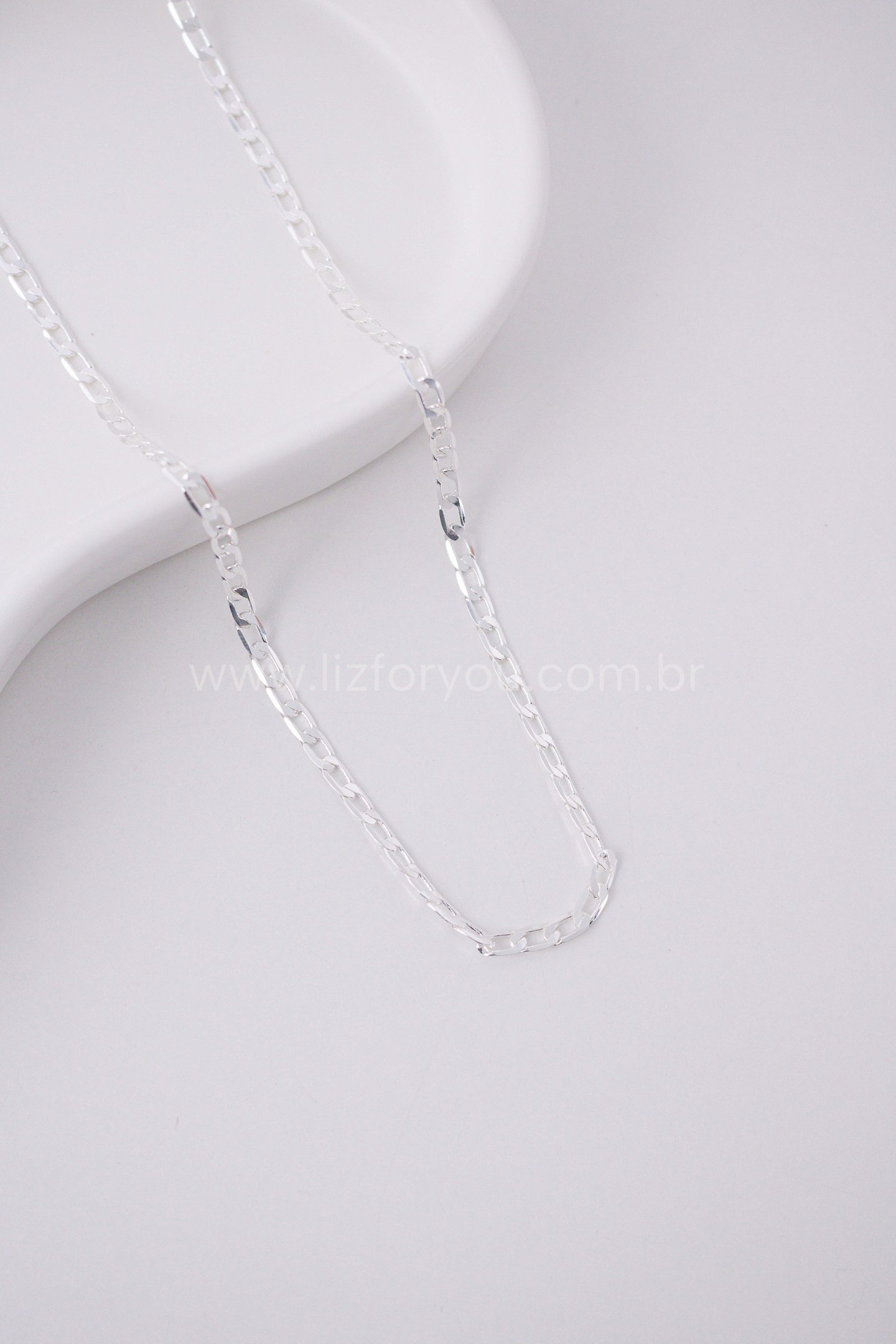 Colar Diamantado 3mm Masculino