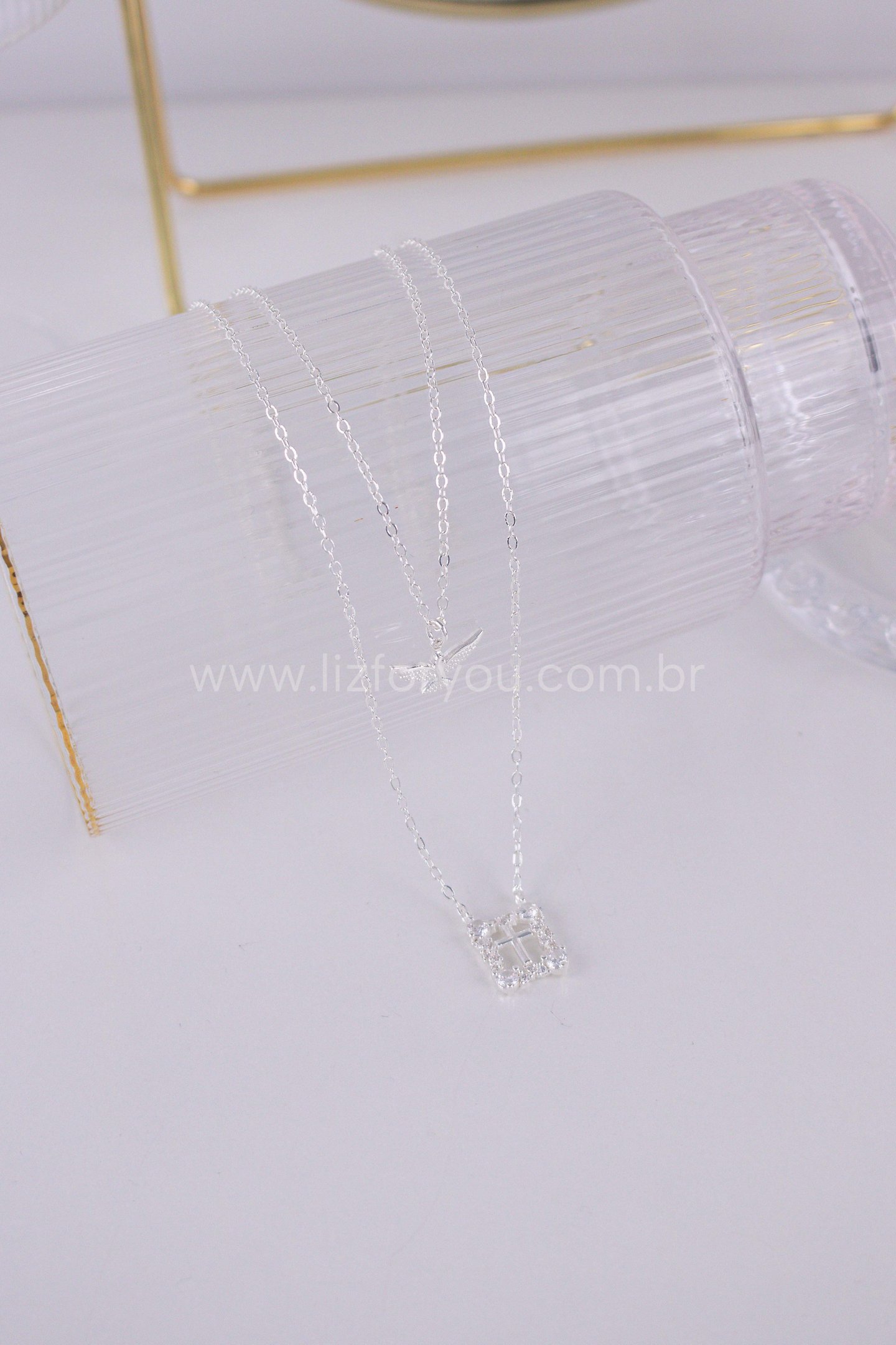 Colar Duplo Espírito Santo