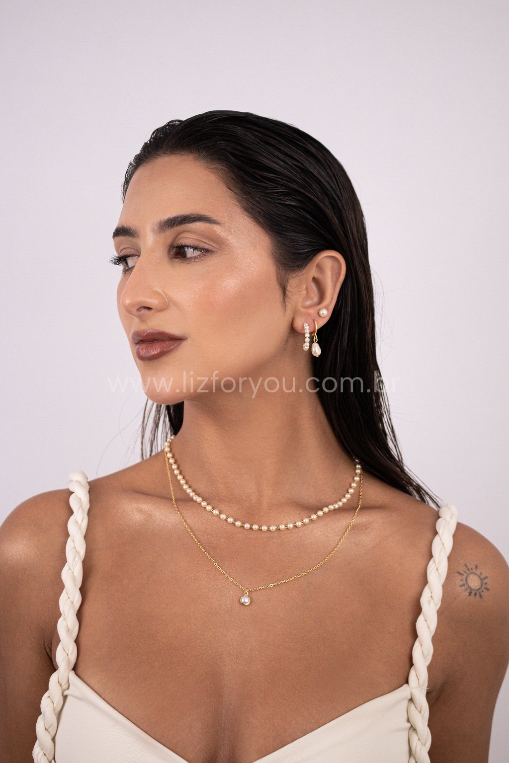 Colar Duplo Pearl 