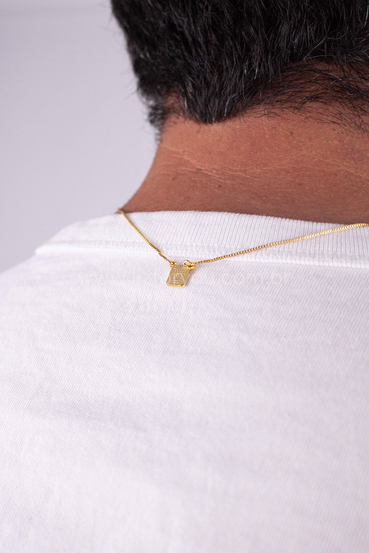 Colar Escapulário Pai Nosso Masculino