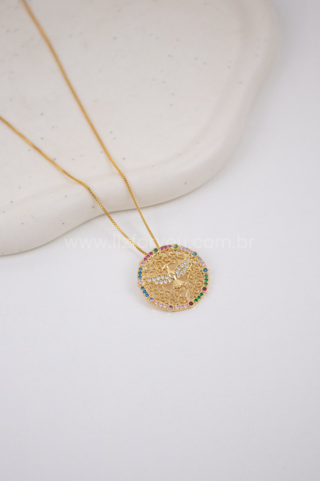 Colar Espírito Santo Multicor