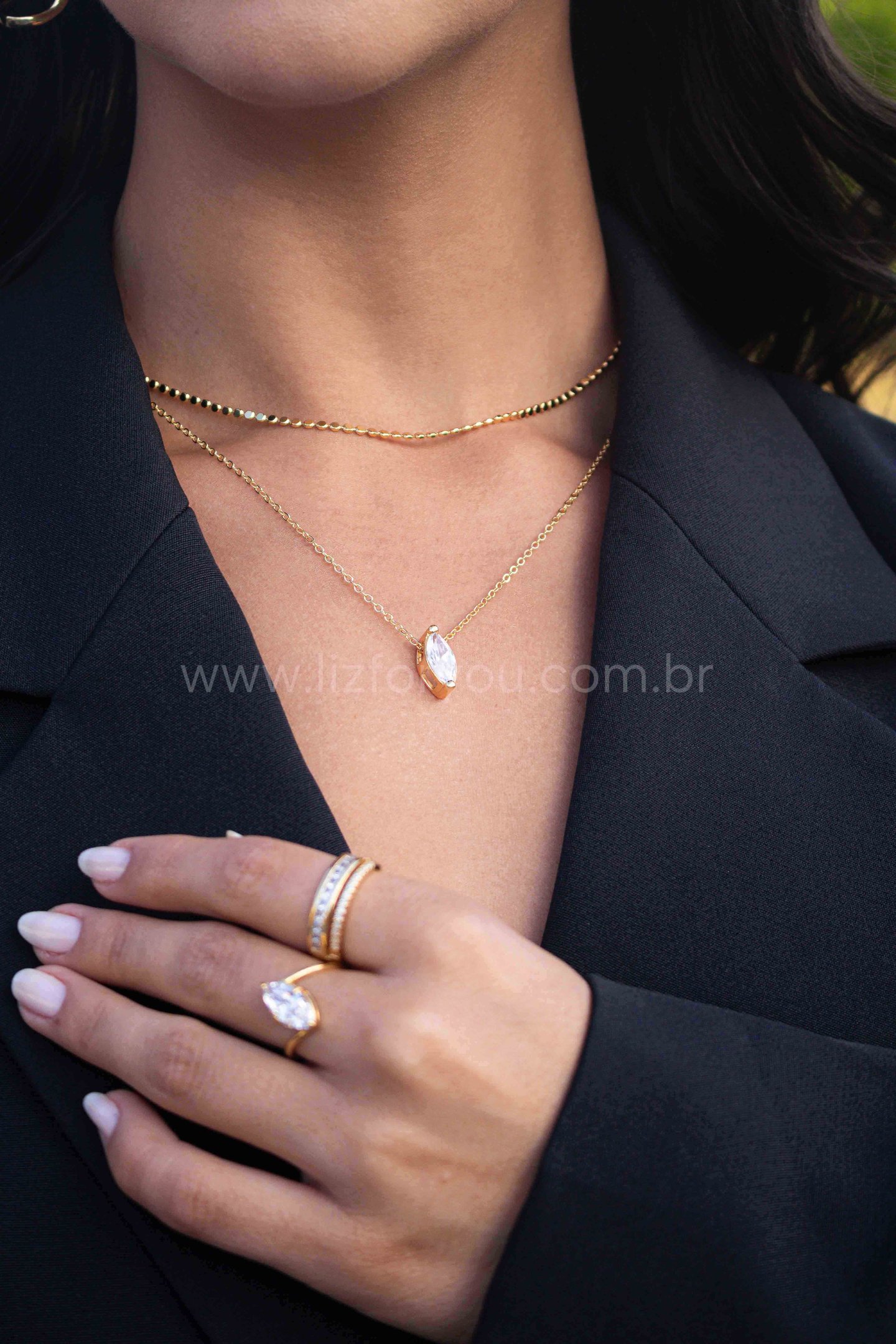 Colar Fancy Navete