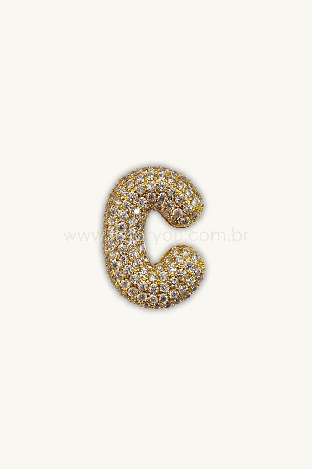 Colar Letra Puffer