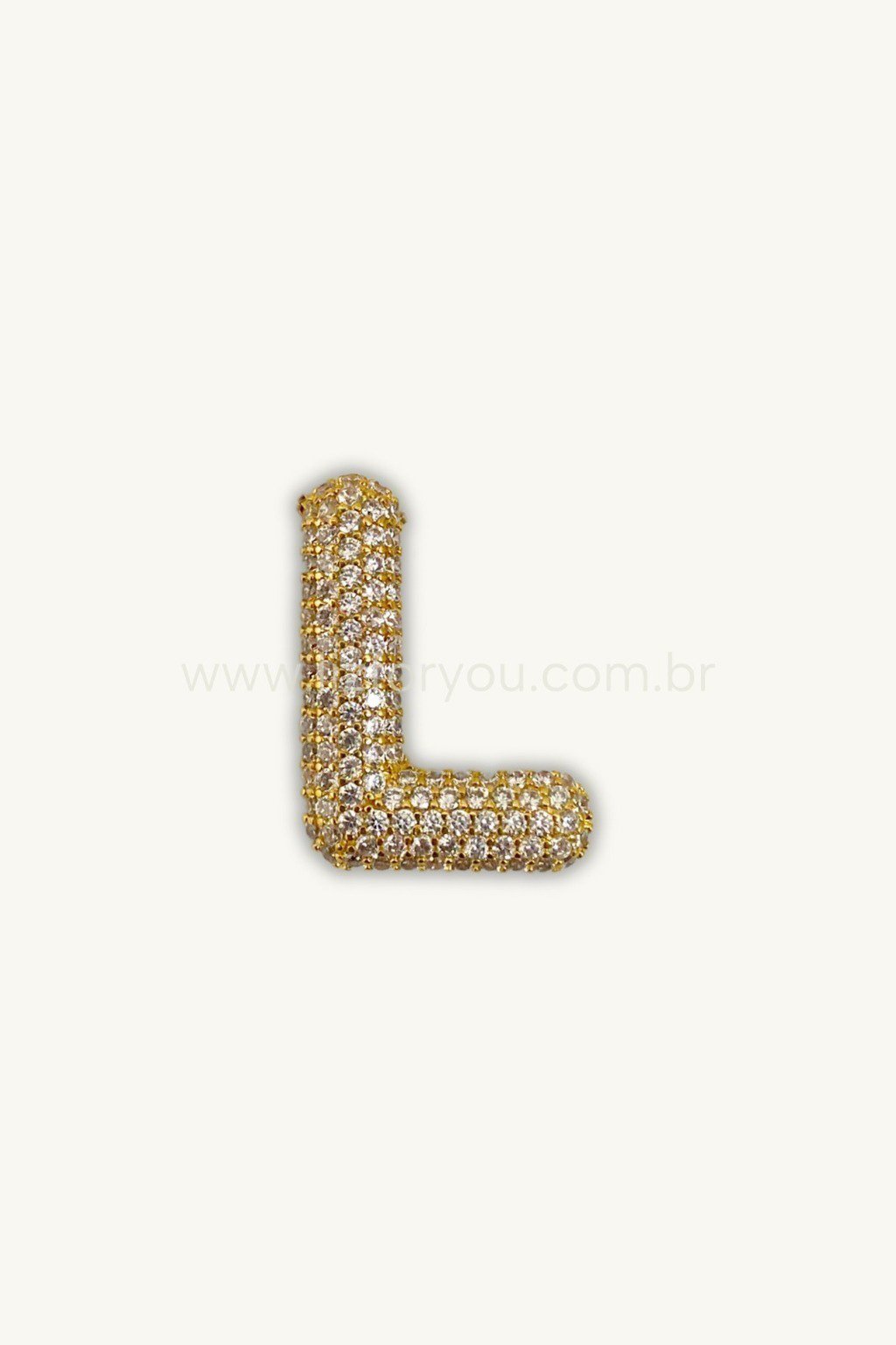 Colar Letra Puffer