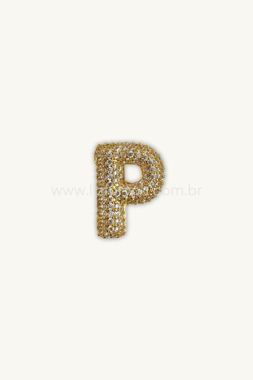 Colar Letra Puffer