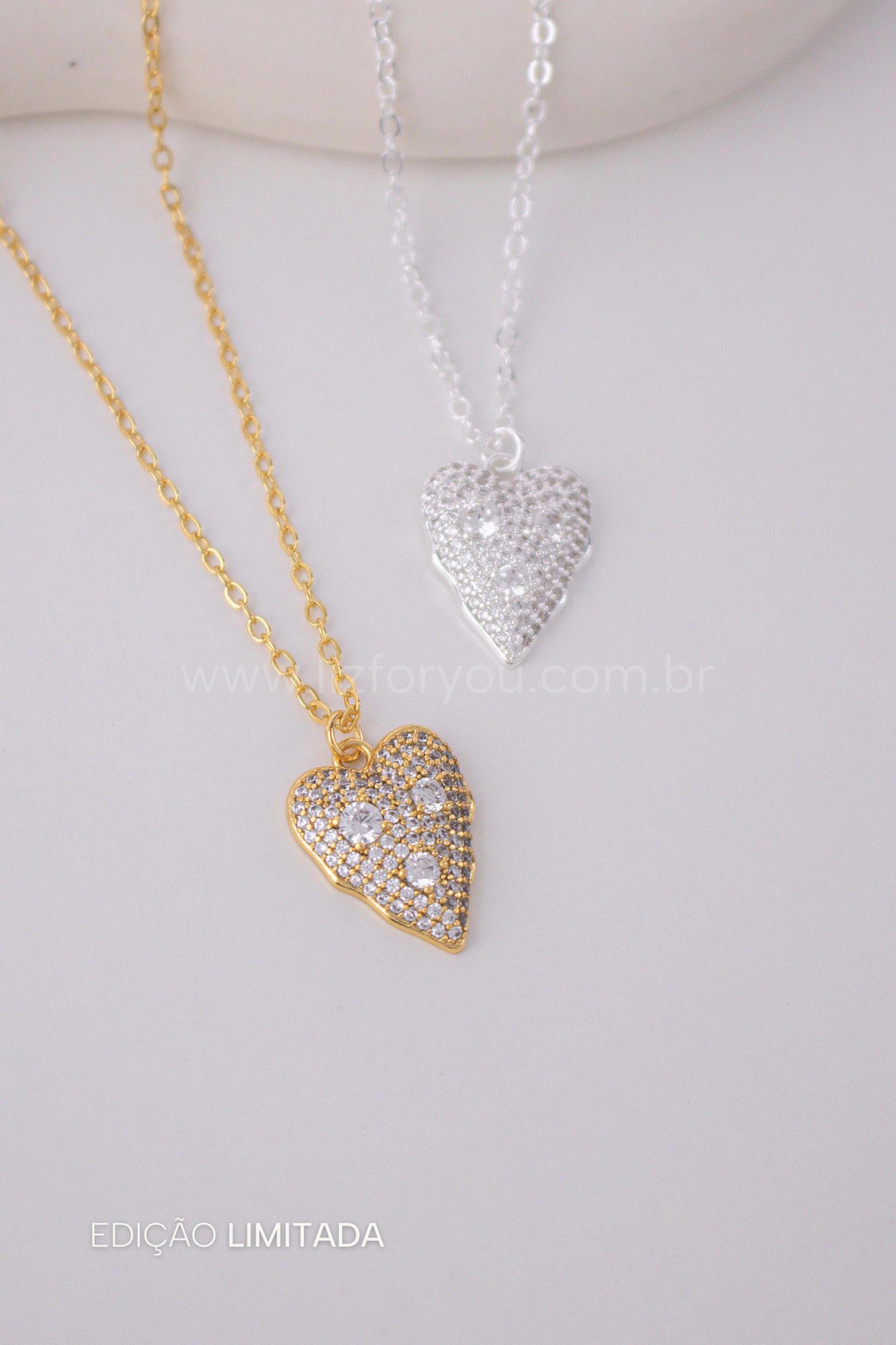 Colar Longuinho Heart Shine