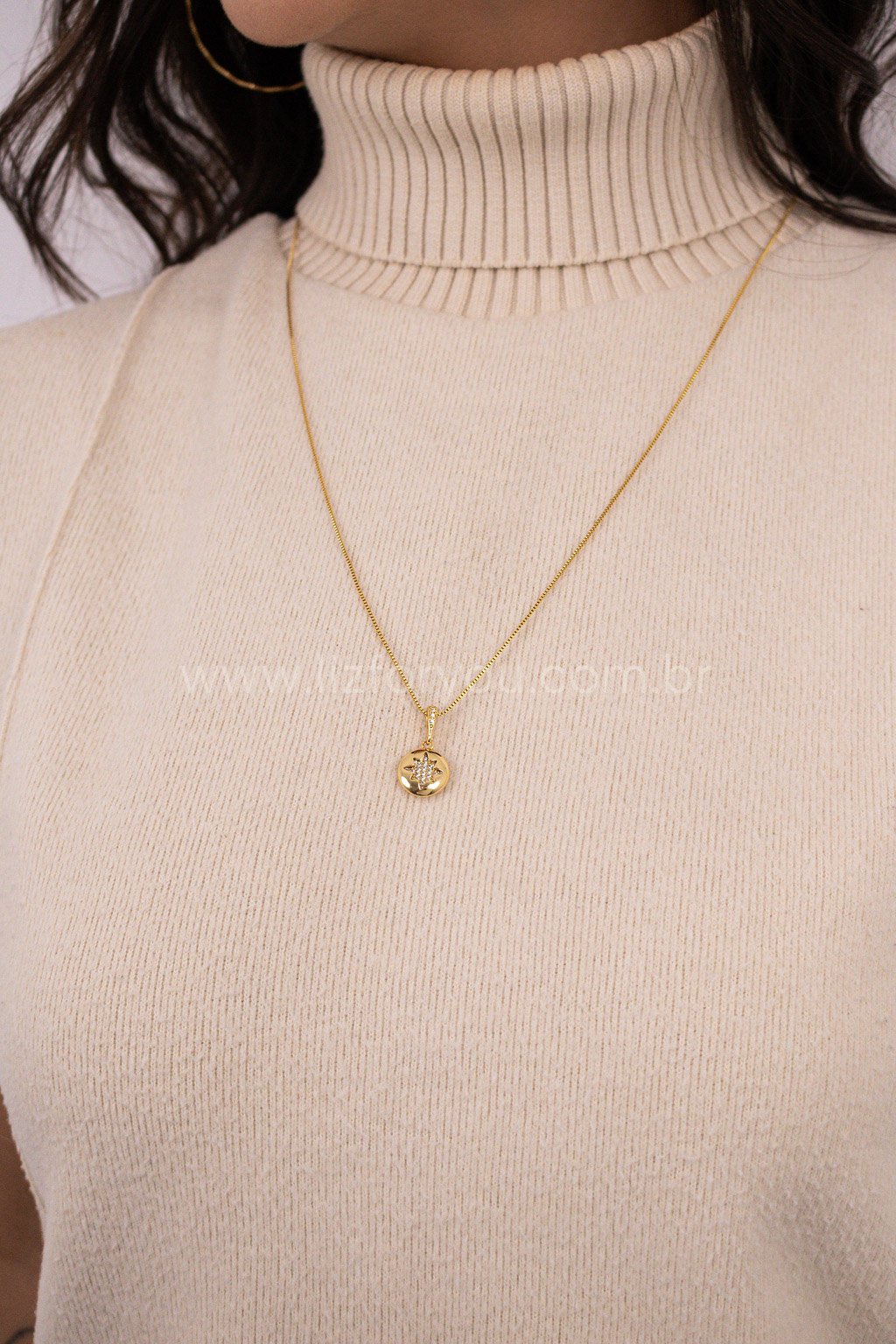 Colar Longuinho Star Circle