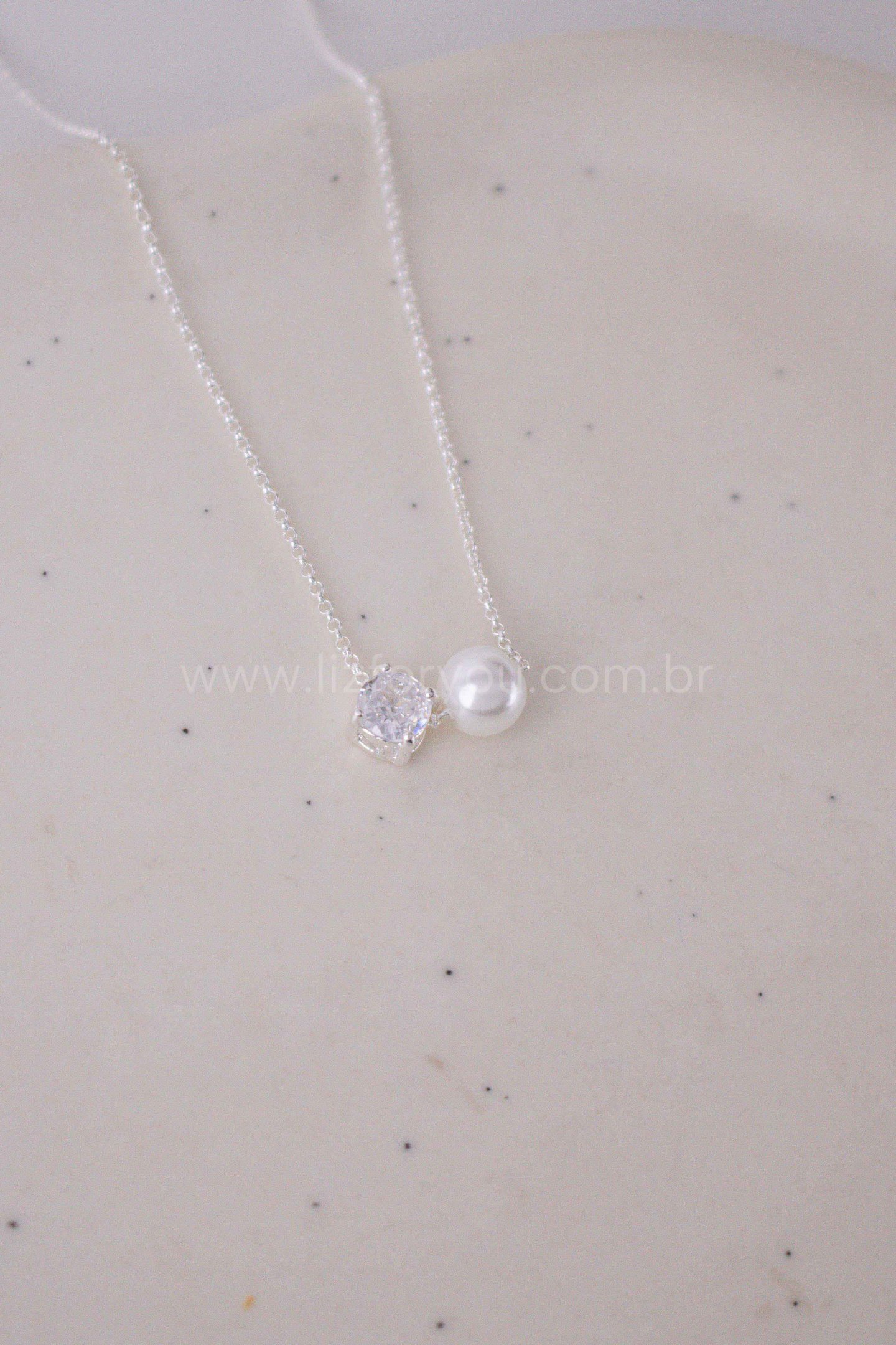Colar Pérola Luz