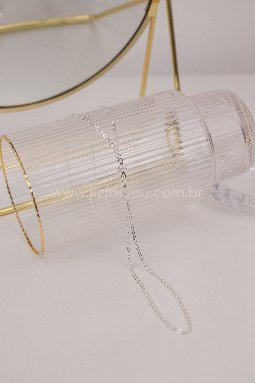 Colar/Pulseira de Mão Gio - 2 em 1