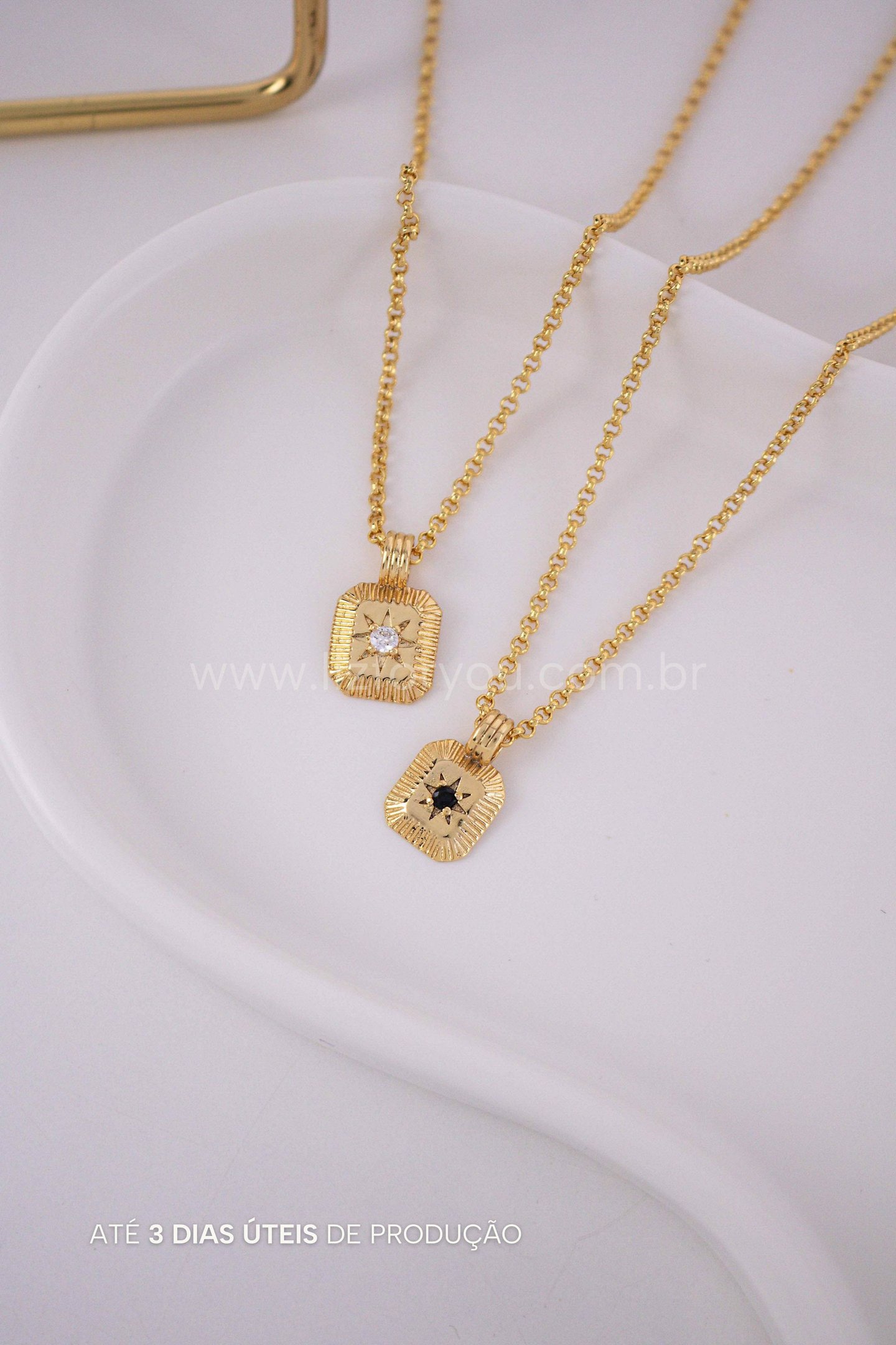 Colar Raio de Sol Personalizável