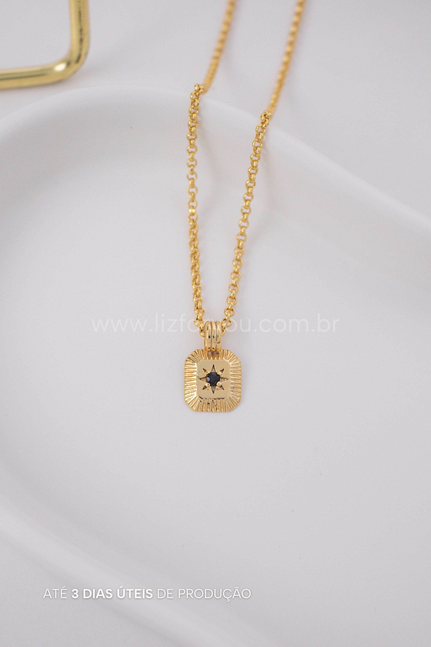 Colar Raio de Sol Personalizável