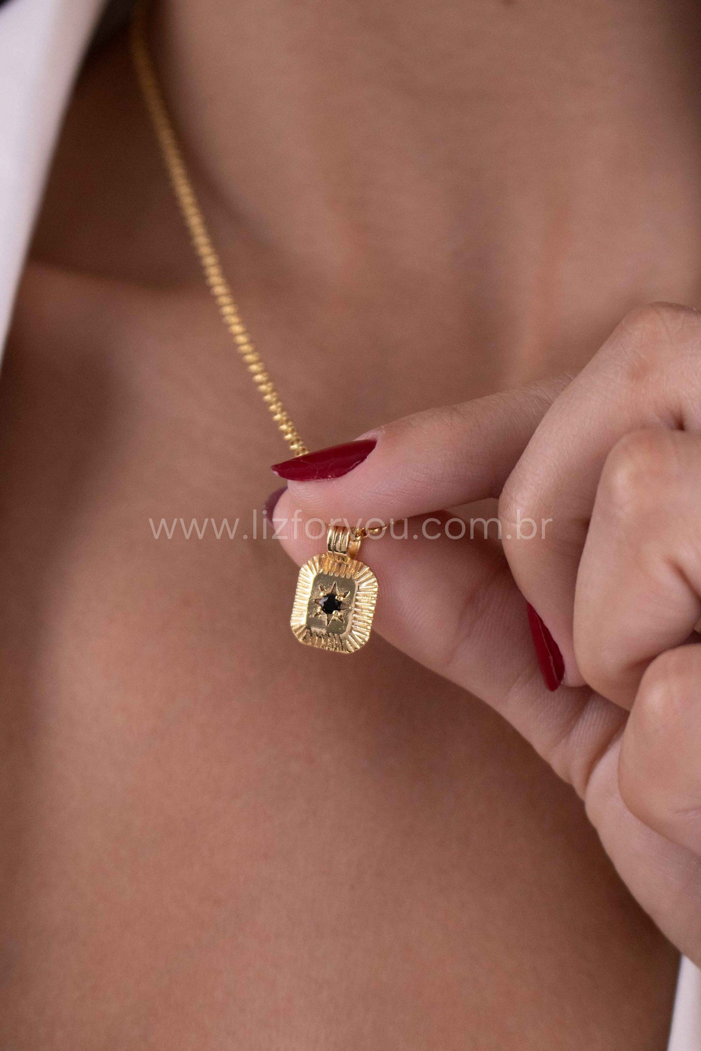Colar Raio de Sol Personalizável