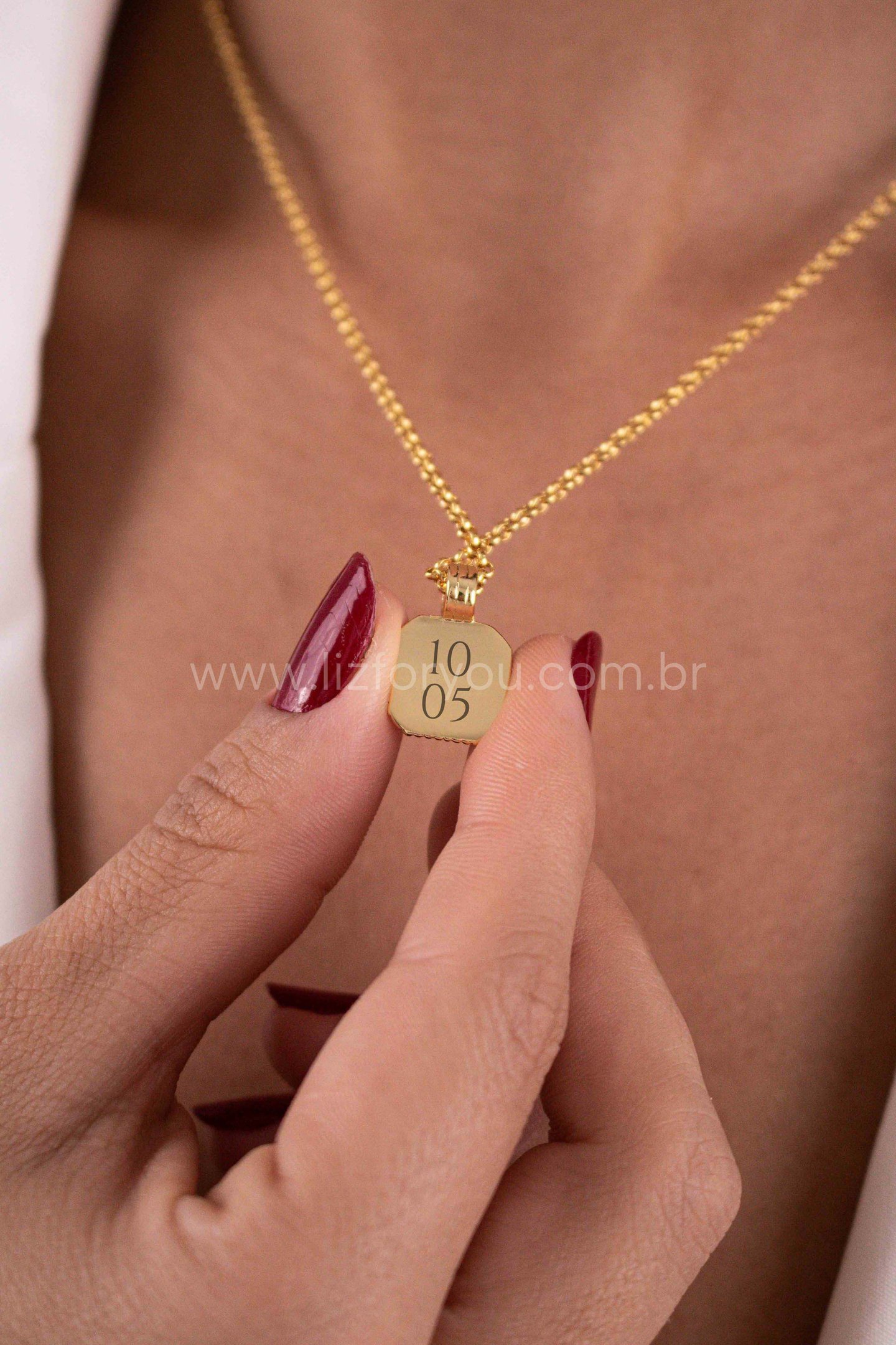 Colar Raio de Sol Personalizável