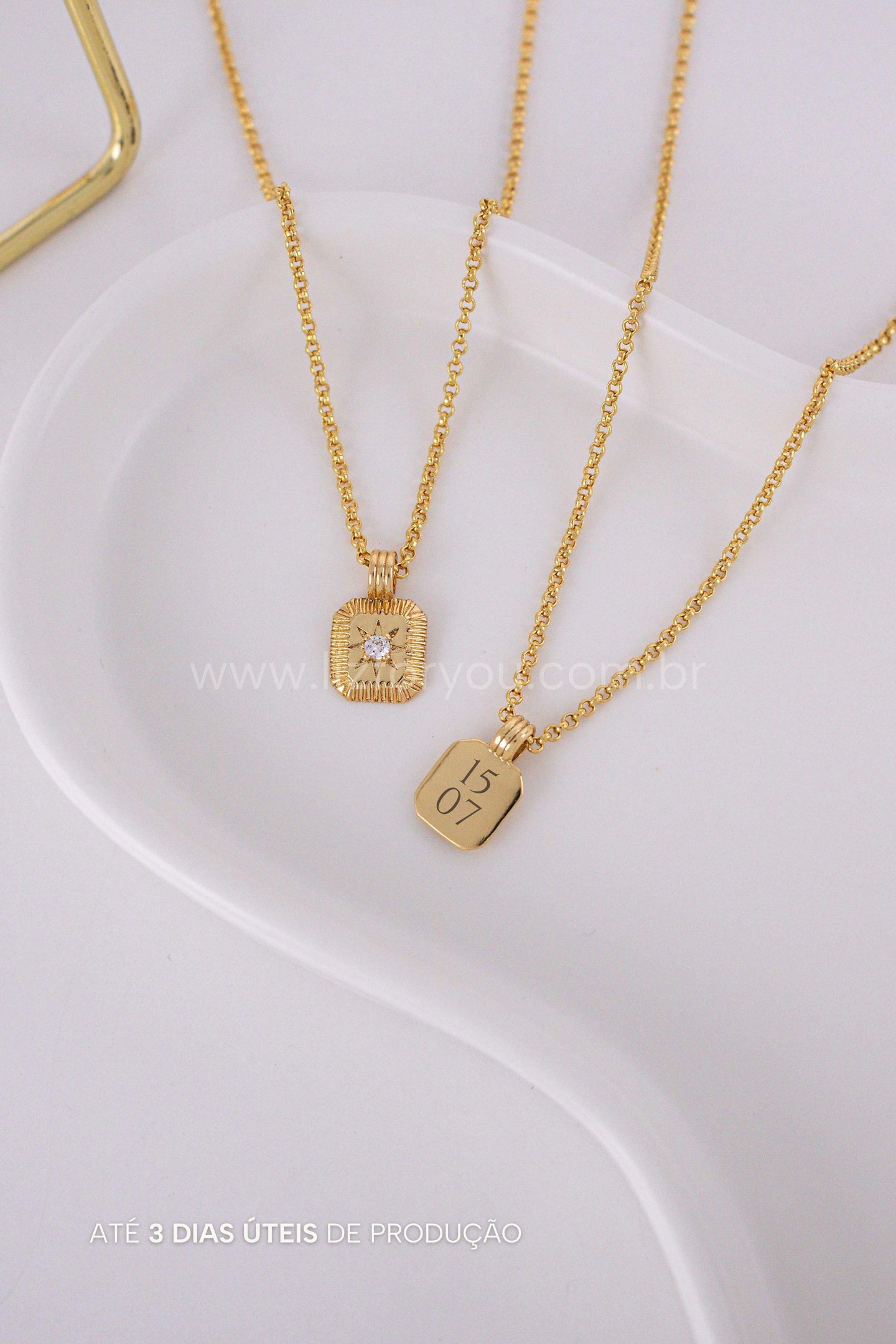Colar Raio de Sol Personalizável