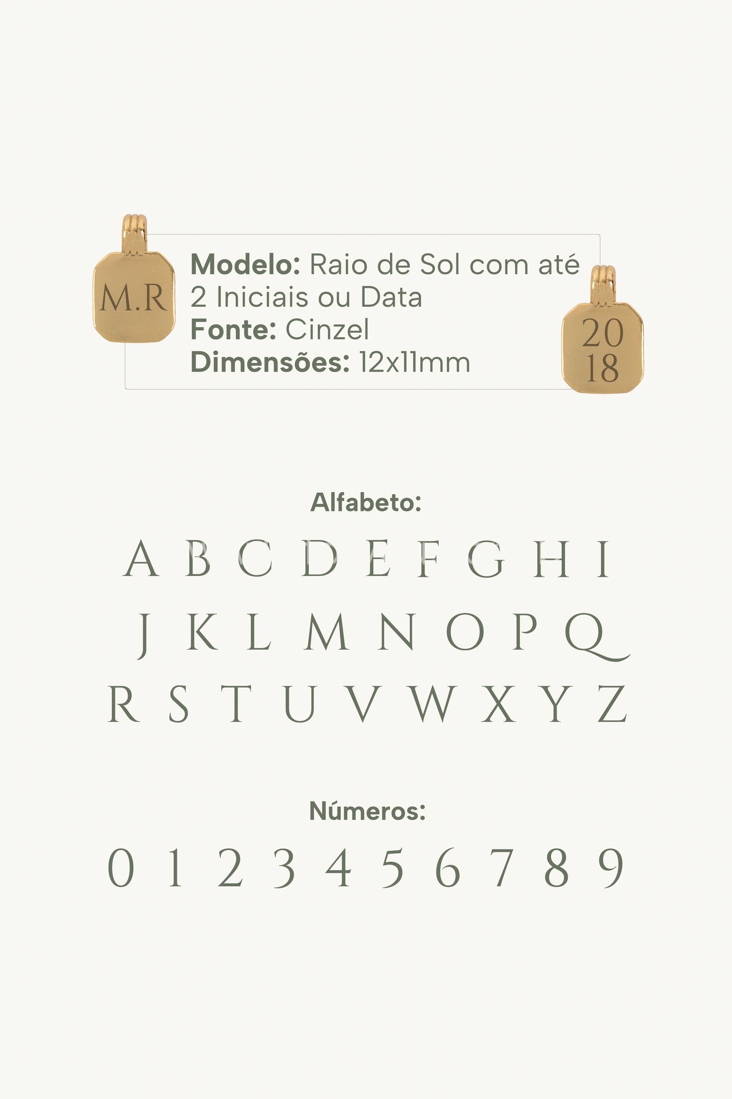 Colar Raio de Sol Personalizável