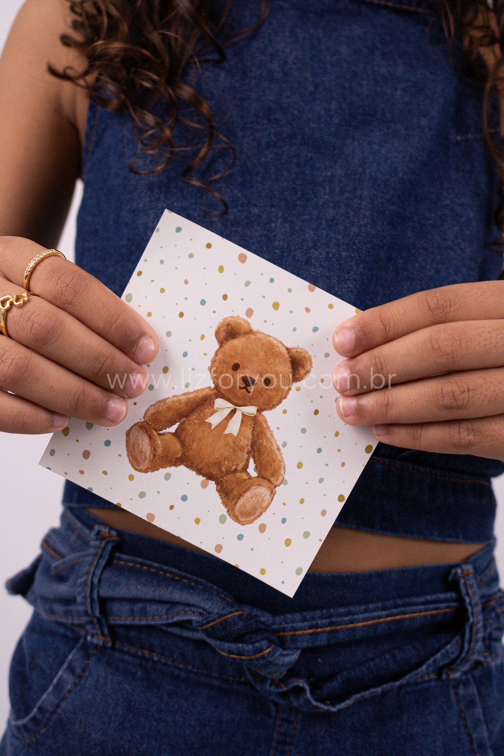 Kit Cartões de Presente 'Infantil' c/ 5 unidades