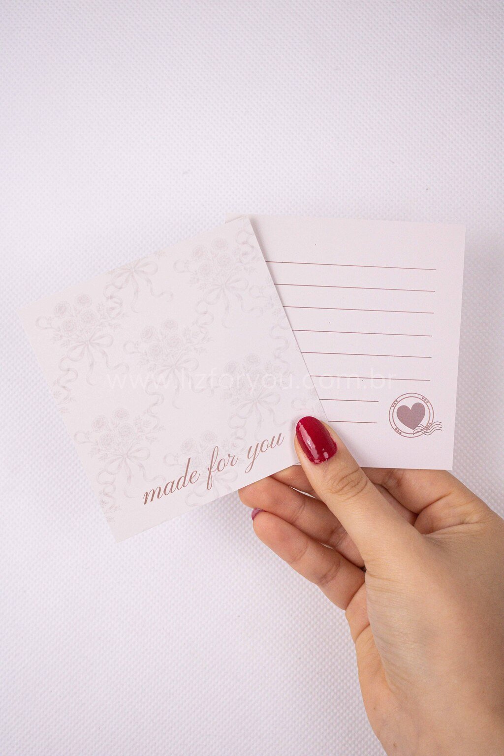 Kit Cartões de Presente 'Made For You' c/ 5 unidades