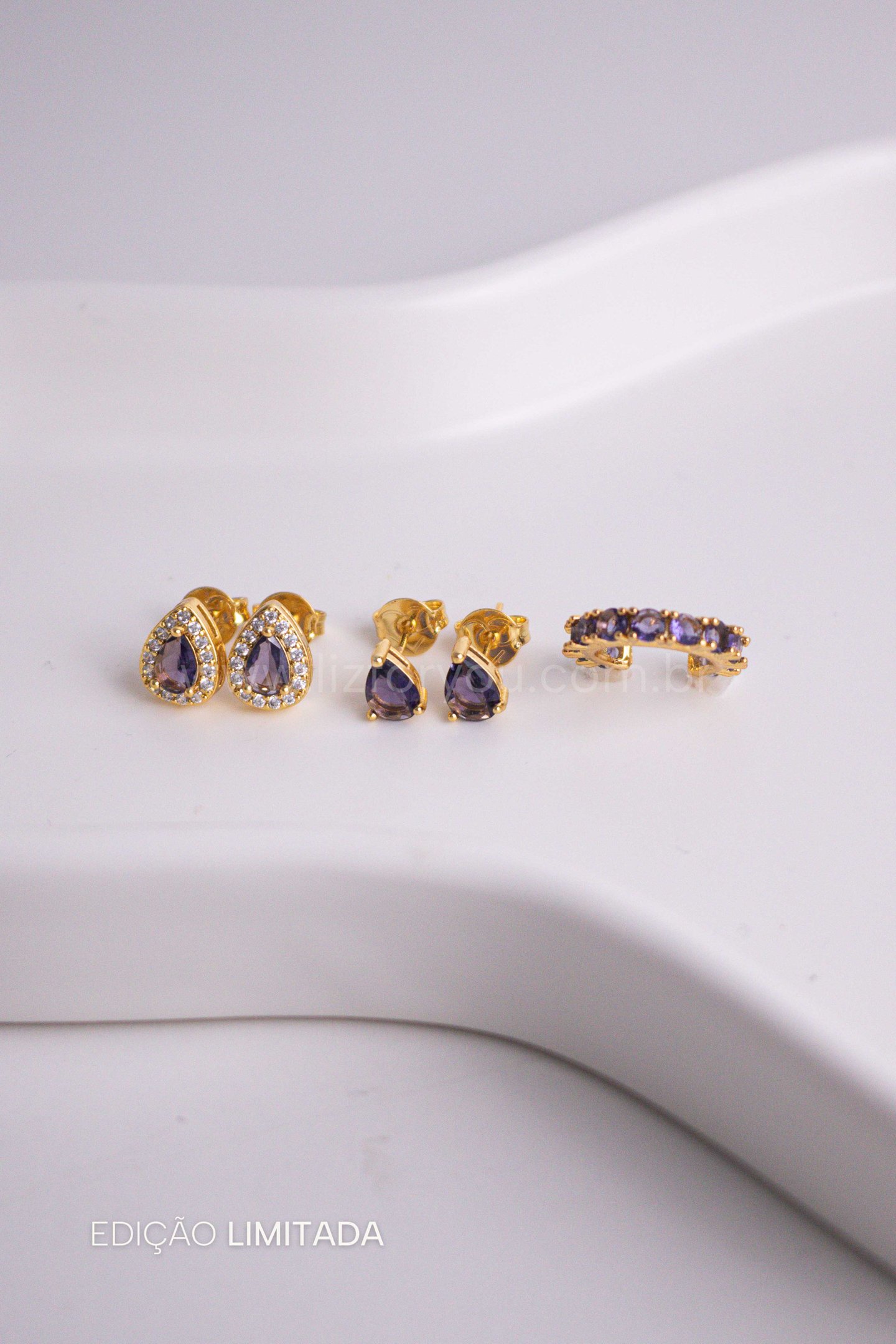 Kit de Brinco + Piercing Gota Colors