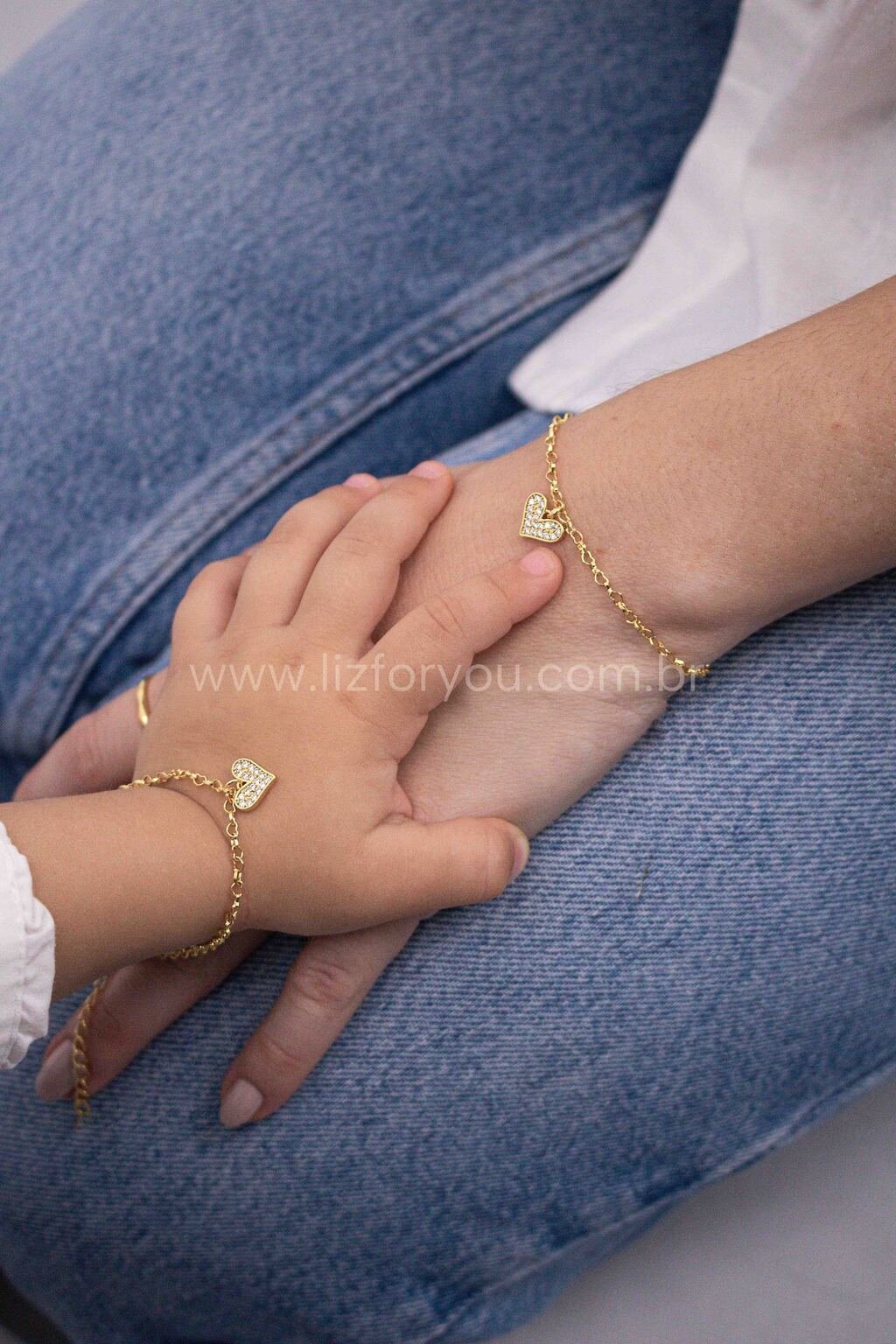Kit Pulseiras Love Mãe e Filha