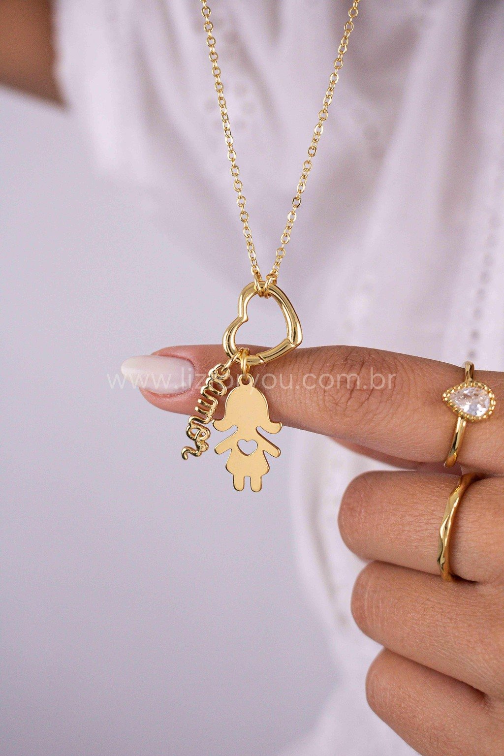 Pingente Amor Manuscrito