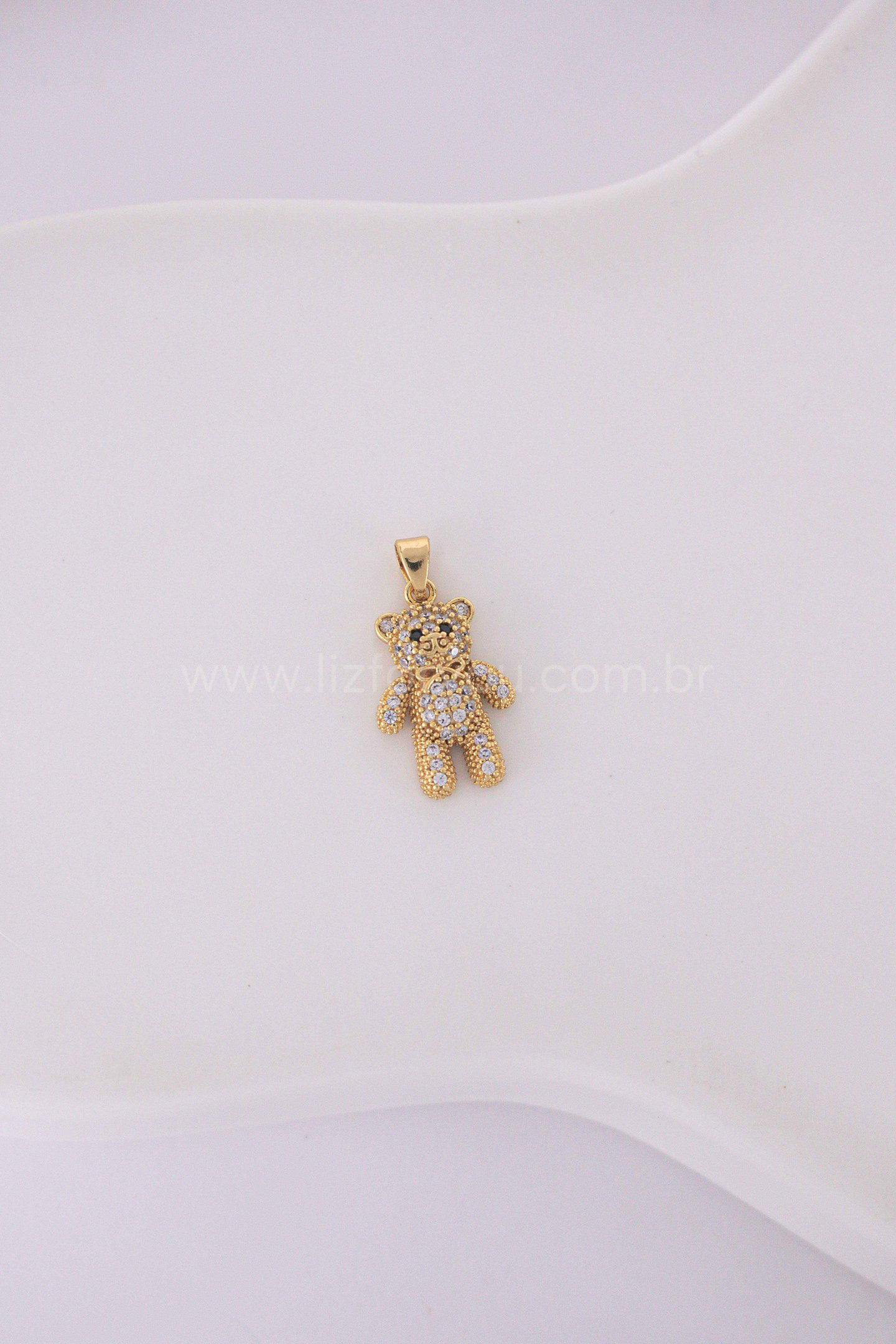 Pingente Bear Cravejado