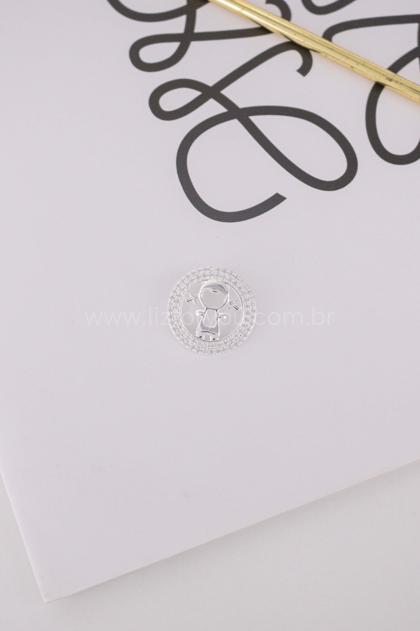 Pingente Circle Girl