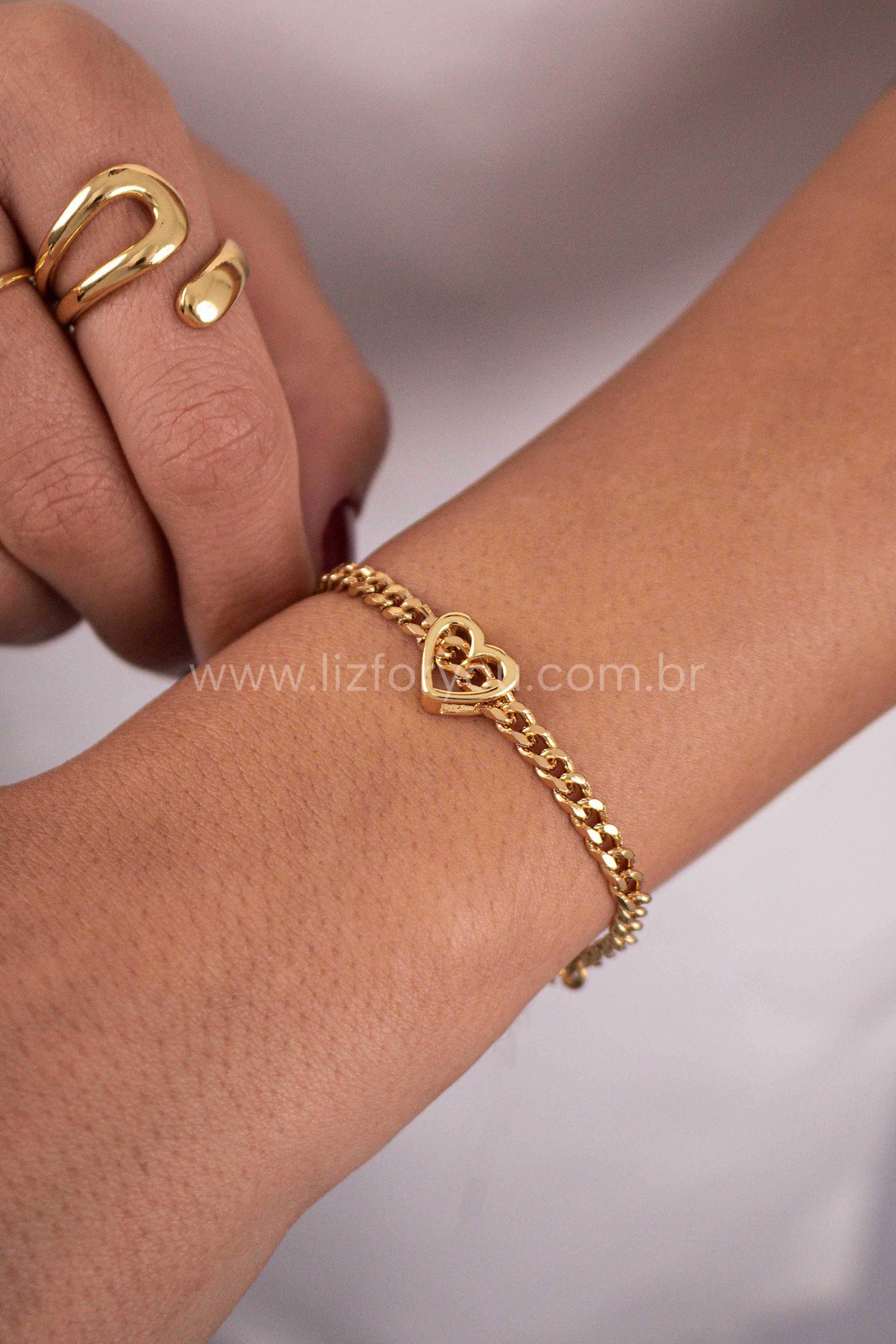 Pingente Heart Vazado
