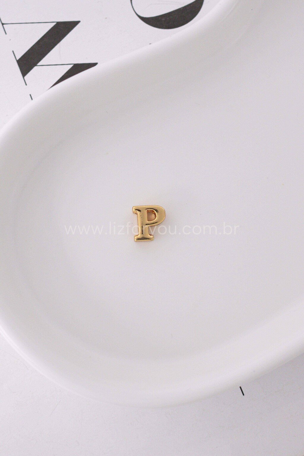 Pingente Letra