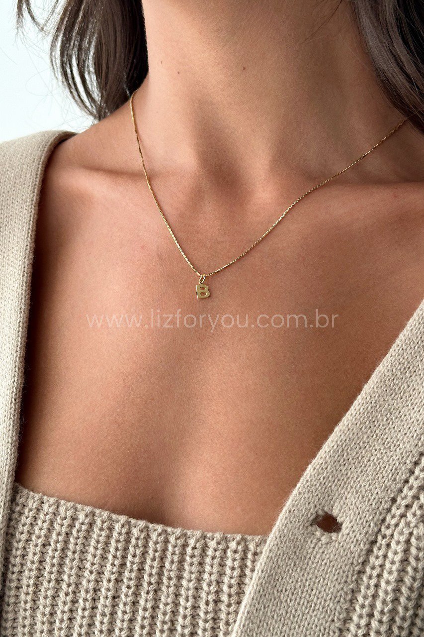 Pingente Letra Slim