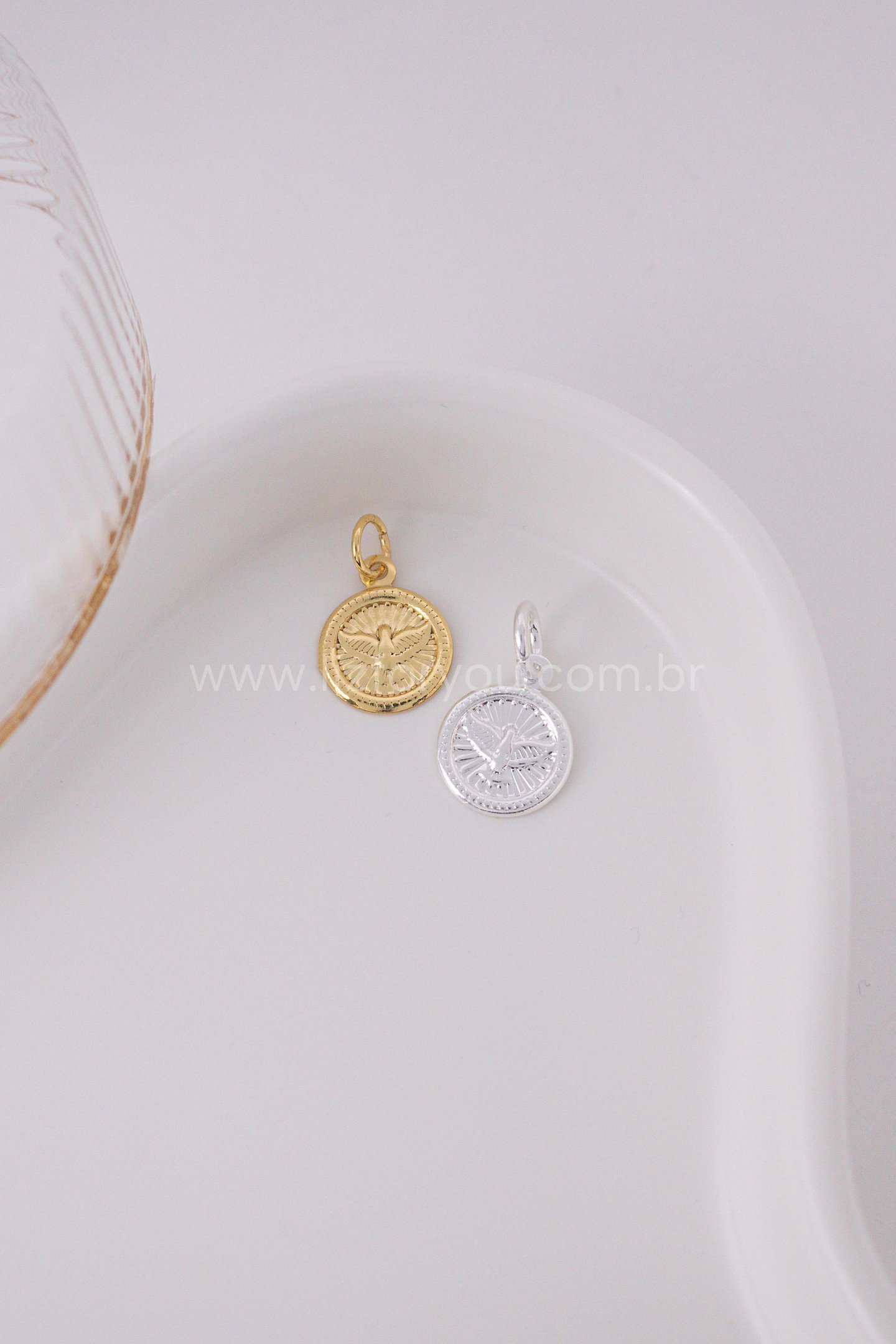 Pingente Medalha Espírito Santo