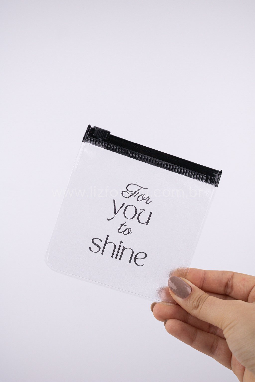 Porta Acessório ZipLock - 'For You To Shine'