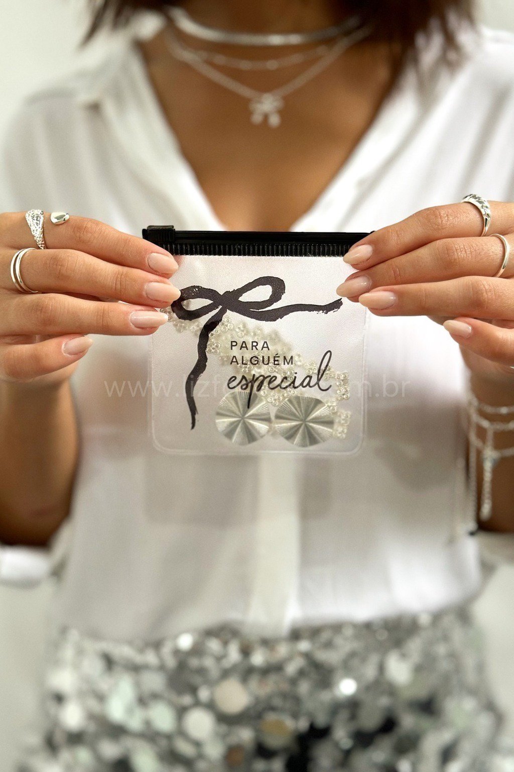 Porta Acessório ZipLock - “Para alguém especial”