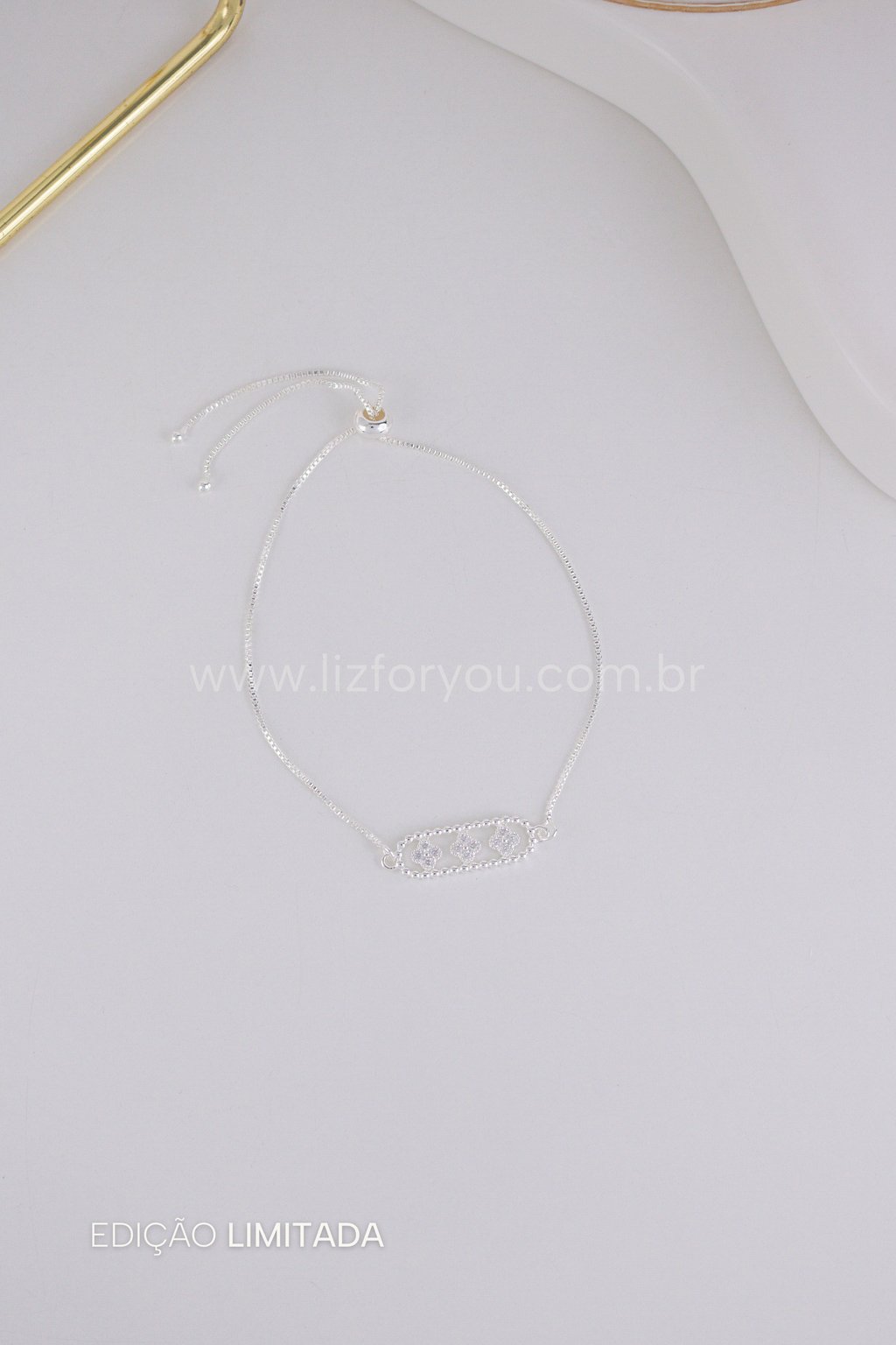 Pulseira Ajustável Trevos