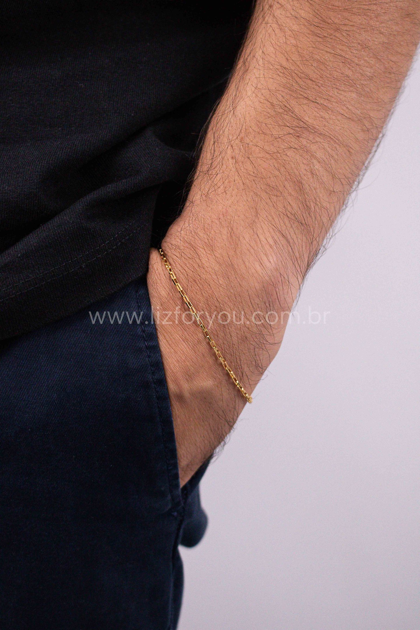 Pulseira Carti Cadeado Masculina