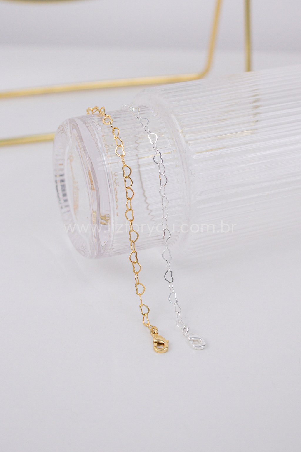 Pulseira Corações