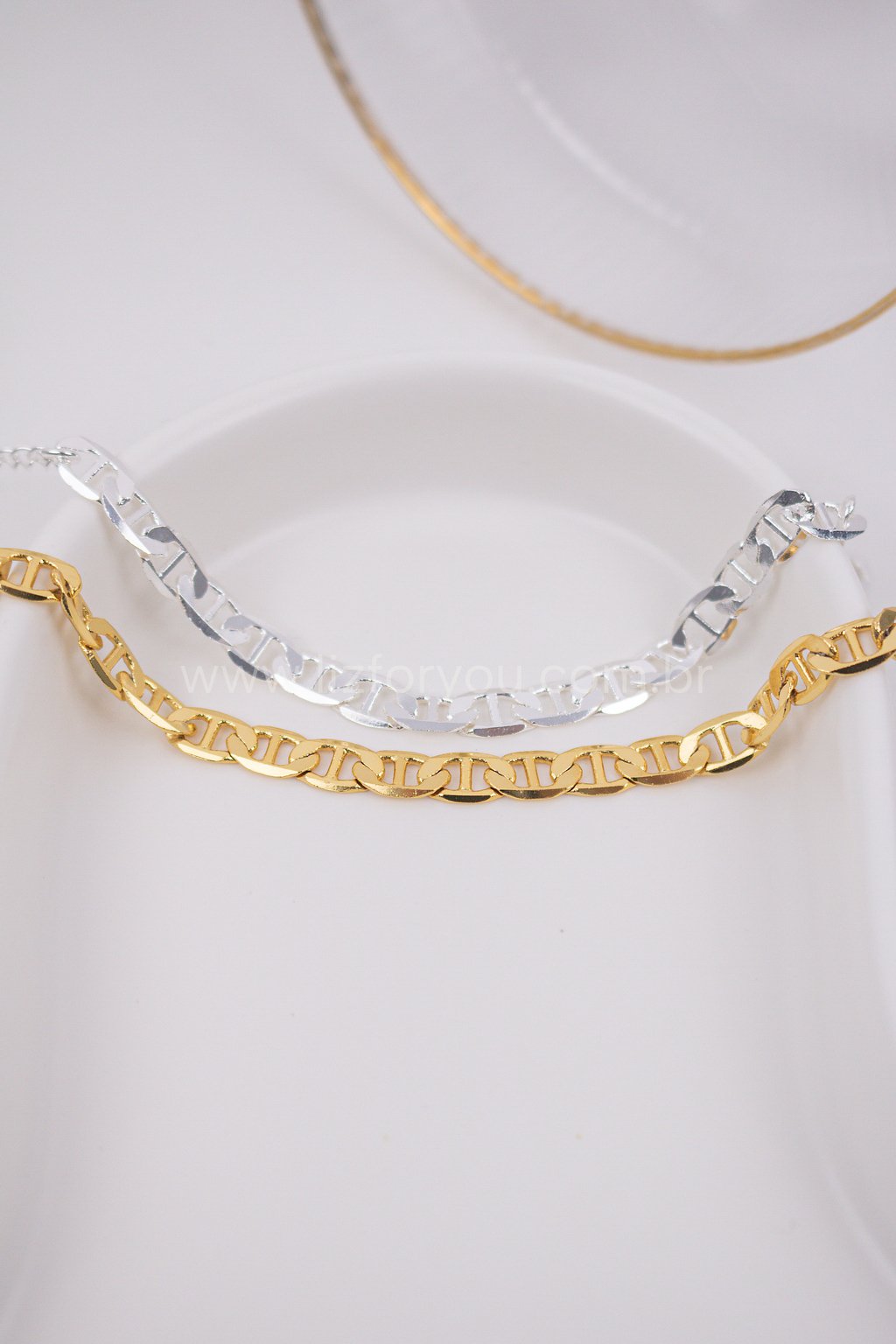 Pulseira Corrente Piastrine