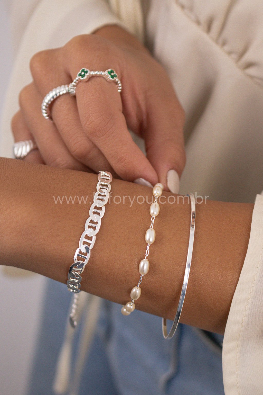 Pulseira Corrente Piastrine