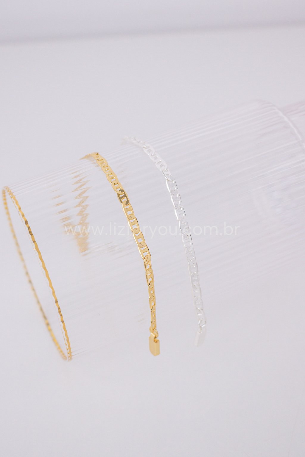 Pulseira Piastrine 3,5mm Masculina