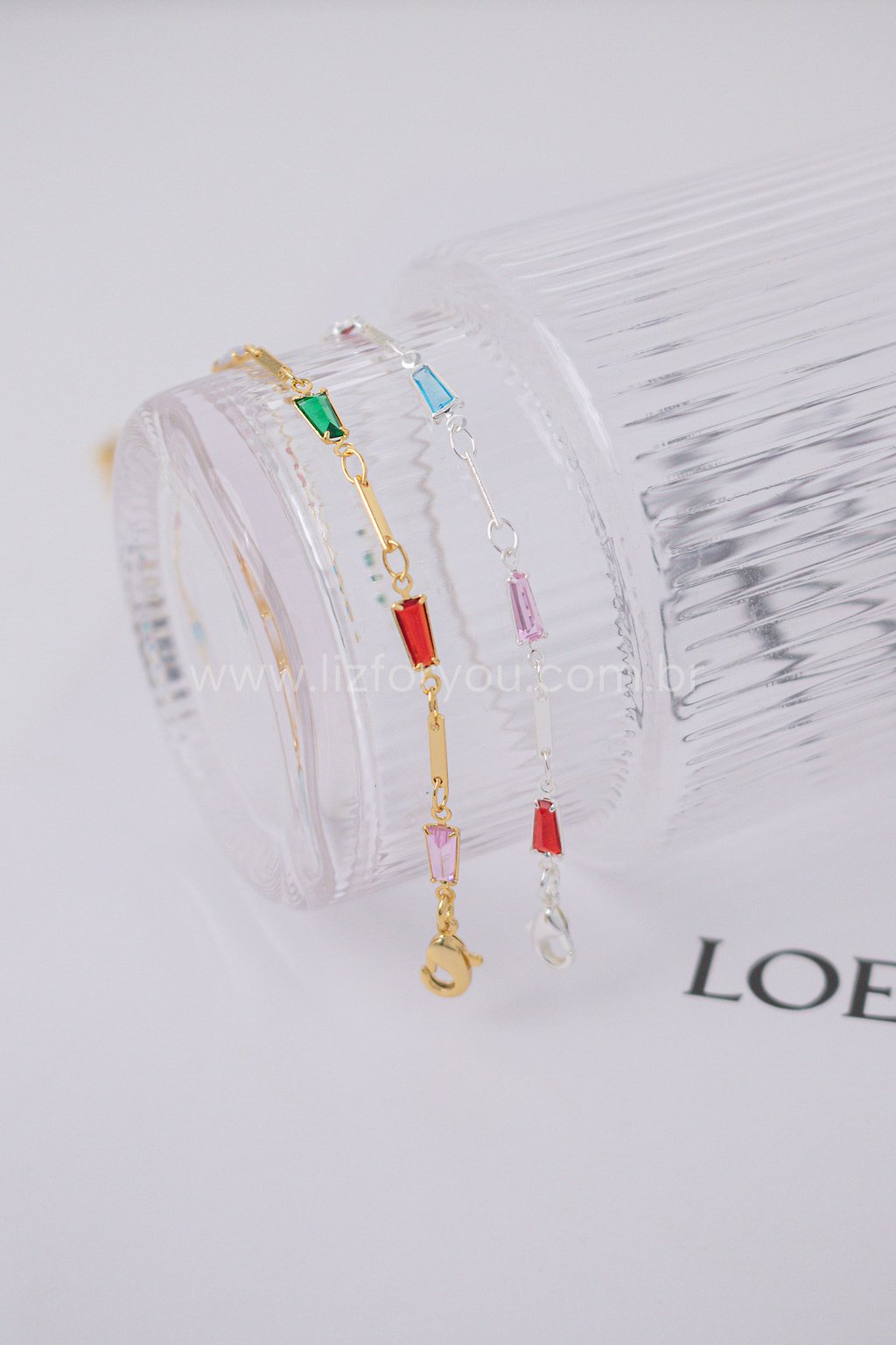 Pulseira Cristal Ana Multicor